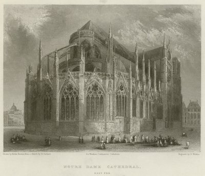 Cathédrale Notre-Dame, extrémité est - Hablot Knight Browne