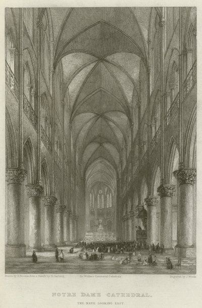 Cathédrale Notre-Dame, la nef vue vers l