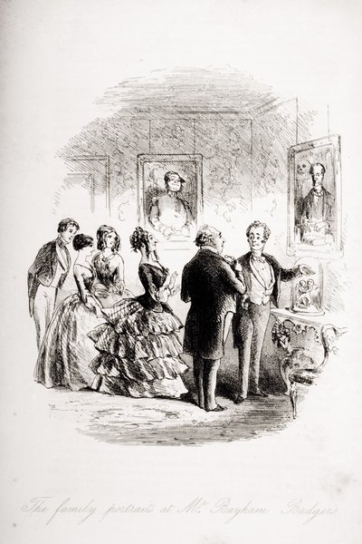 Les portraits de famille chez M. Bayham Badger, illustration de 