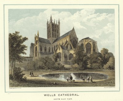 Cathédrale de Wells, vue sud-est - Hablot Knight Browne
