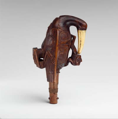 Hochet de corbeau, vers 1840 - Haida