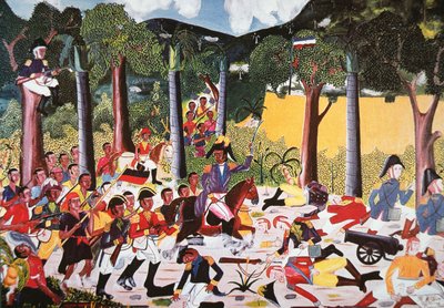 Les Haïtiens sous Jean Jacques Dessalines battent les troupes de Napoléon - Haitian School