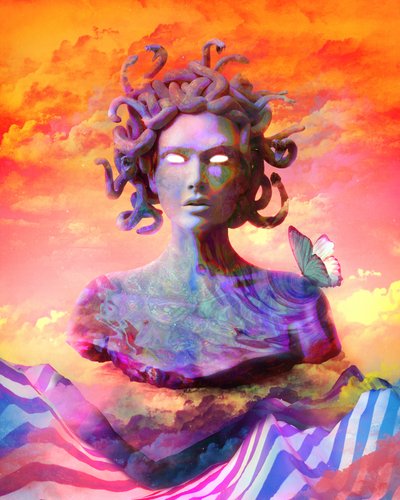 Coucher de soleil mystique de Méduse - Halit Benli