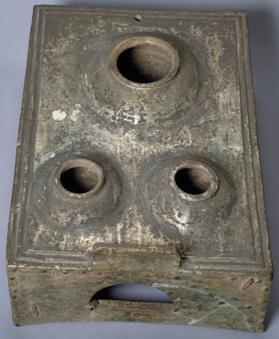 Miniature de poêle, Chine. Civilisation chinoise, dynastie Han, 3e siècle av. J.-C.-3e siècle apr. J.-C. - Han Dynasty Chinese School