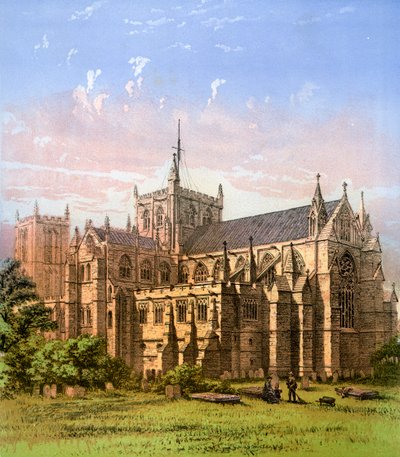 Cathédrale de Ripon, Yorkshire, vers 1870 - Hanhart