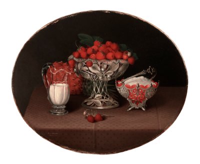 Nature morte avec des fraises - Hannah Brown Skeele