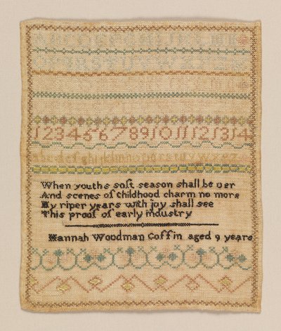 Échantillon - Hannah Woodman Coffin