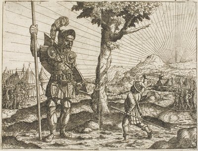 David et Goliath - Hanns Lautensack