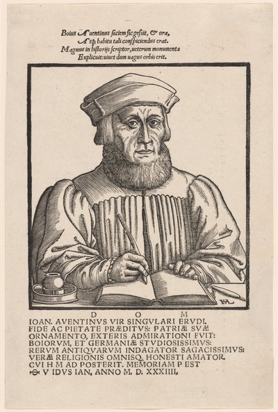 Johann Aventinus (Johann Turmair) - Hanns Lautensack