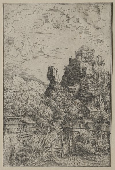 Paysage avec un Château - Hanns Lautensack