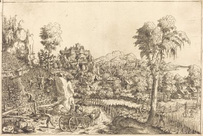 Paysage avec un vignoble - Hanns Lautensack