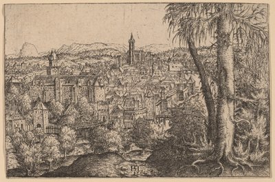 Vue de Steyr sur Enns - Hanns Lautensack