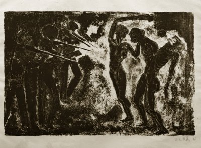 Danse macabre de 1919 : Le tribunal militaire / Exécution - Hanns Ludwig Katz