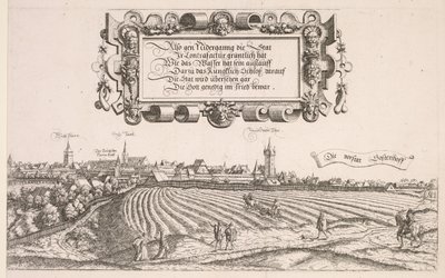 Vue panoramique de Nuremberg : partie droite - Hanns Sebald Lautensack