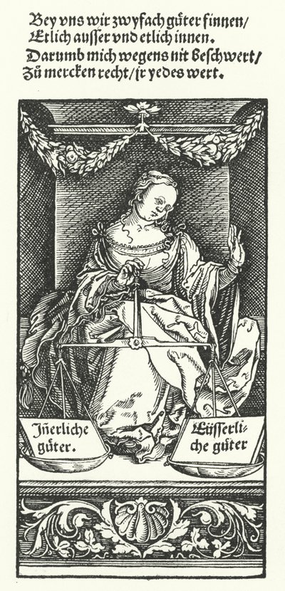 Le Bien Interne et Externe - Hans (after) Burgkmair
