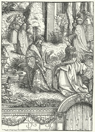 Maximilien Ier, empereur du Saint-Empire romain germanique, et sa femme Marie de Bourgogne - Hans (after) Burgkmair