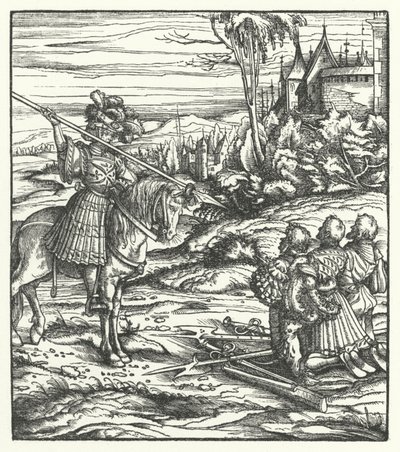 Scène de la deuxième révolte flamande contre la domination des Habsbourg - Hans (after) Burgkmair