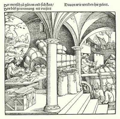 Le Marchand Prudent - Hans (after) Burgkmair