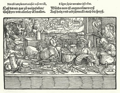 Le chaudronnier - Hans (after) Burgkmair