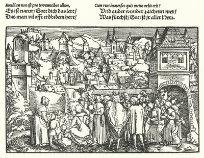 Le tremblement de terre - Hans (after) Burgkmair