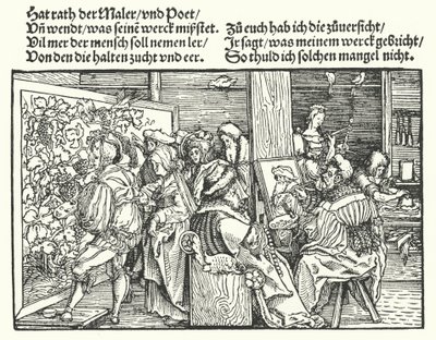 Les peintres - Hans (after) Burgkmair