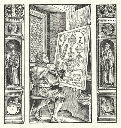 Le peintre de bijoux - Hans (after) Burgkmair