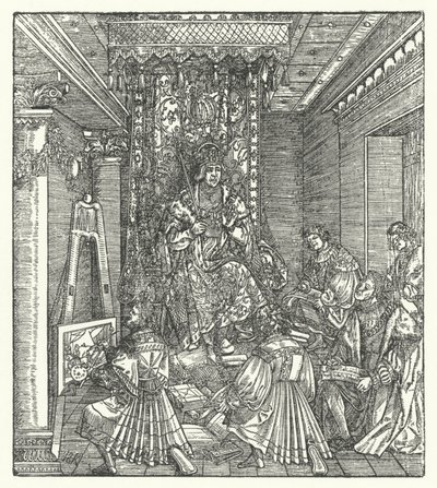 Le Prince avec les Proclameurs de sa Gloire - Hans (after) Burgkmair