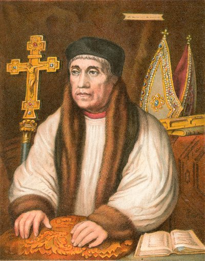 Archevêque Warham - Hans (after) Holbein the Younger