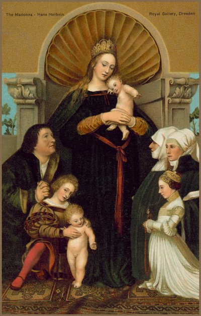 Madone de Darmstadt - Hans (after) Holbein the Younger