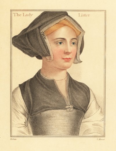 Isabel Shirley, épouse du juge en chef anglais Sir Richard Lyster - Hans (after) Holbein the Younger