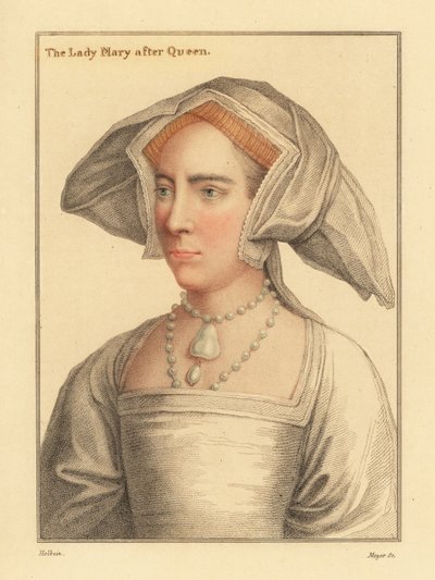 Lady Mary, fille du roi Henri VIII, 1812 - Hans (after) Holbein the Younger