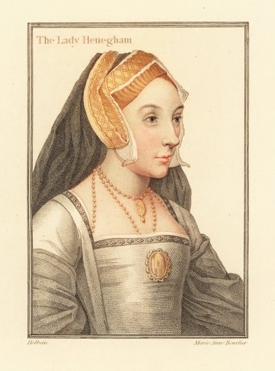 Mary Shelton, Lady Heveningham (1812) (gravure) - Hans (after) Holbein the Younger