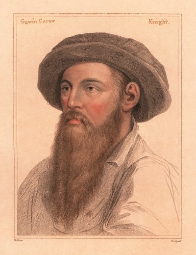 Sir Gavin Carew, fils de Sir Edmond Carew de Stringham - Hans (after) Holbein the Younger
