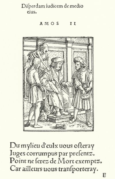 Le Juge Corrompu - Hans (after) Holbein the Younger
