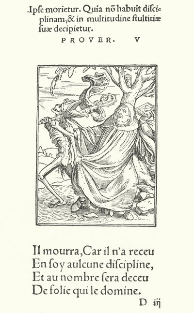 Le Seigneur Abbé (gravure) - Hans (after) Holbein the Younger