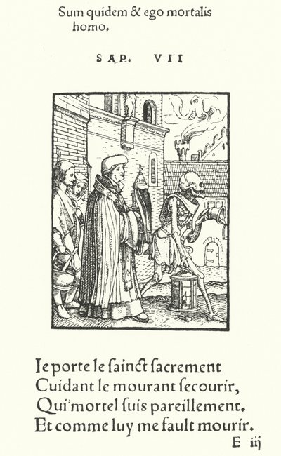 Le Prêtre (gravure) - Hans (after) Holbein the Younger