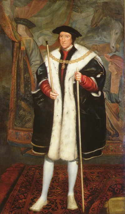 Thomas Howard, troisième duc de Norfolk, portant le collier de la Jarretière - Hans (after) Holbein the Younger
