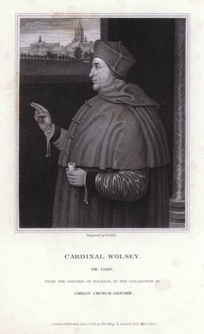 Thomas Wolsey, homme politique anglais, archevêque et cardinal de l