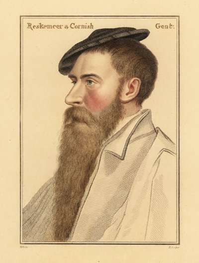 William Reskimer, courtisan de Henri VIII, 1812 - Hans (after) Holbein the Younger