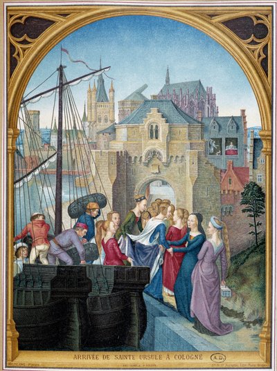 Débarquement de Sainte Ursule à Cologne, d