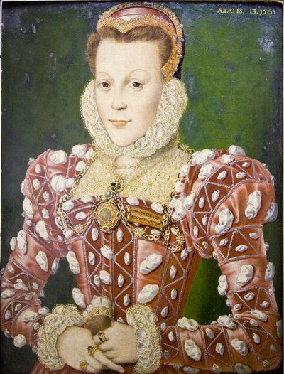 Portrait de Mary Browne, comtesse de Southampton - Hans (attr. to) Eworth or Ewoutsz