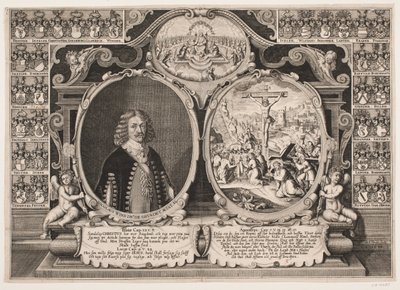 Niels Windet à Grundet et une représentation du Christ sur la croix - Hans Andreas Greys