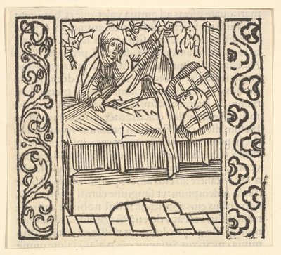 Prendre soin des morts, illustration de Speculum Passionis - Hans Baldung