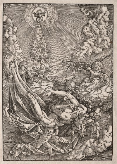 Christ porté au ciel par des anges, vers 1515-1517 - Hans Baldung