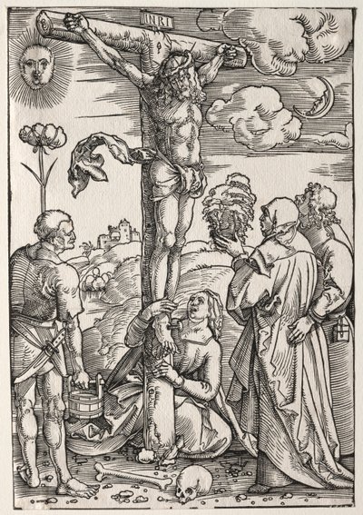 Christ en croix avec Marie, Saint Jean, Marie Madeleine et Saint Étienne, 1505 - Hans Baldung