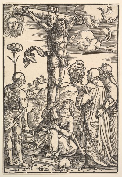 Christ en croix avec la Vierge et les saints Longin, Marie-Madeleine et Jean - Hans Baldung