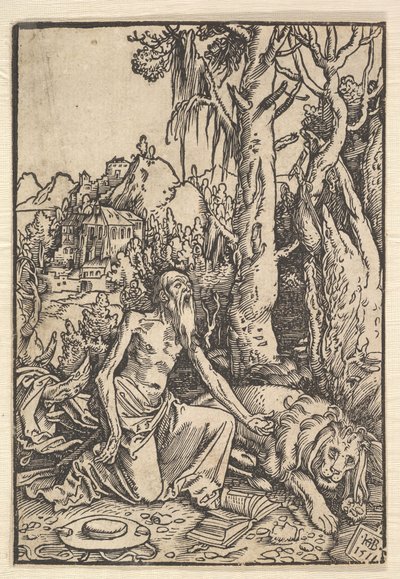 Saint Jérôme dans le désert - Hans Baldung