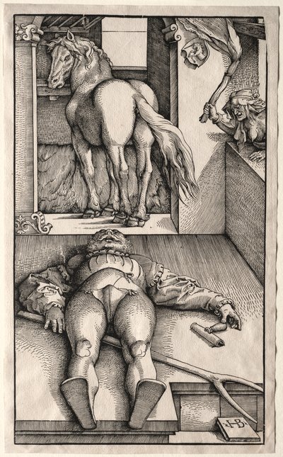 Le Mari ensorcelé - Hans Baldung