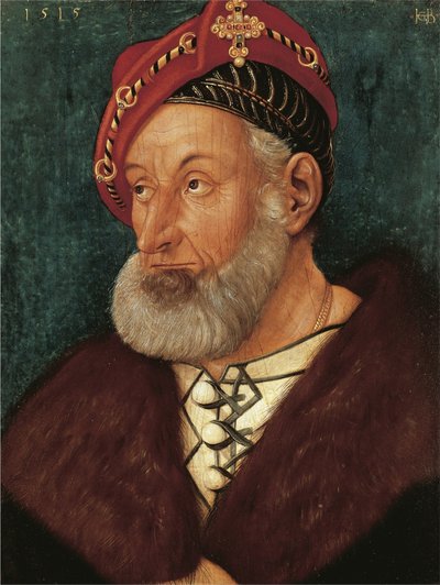 French : Portrait du Margrave Christoph I de Baden Margrave Christoph I of Baden - Hans Baldung Grien