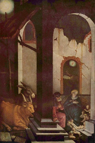 French : La naissance du Christ Nativity - Hans Baldung Grien